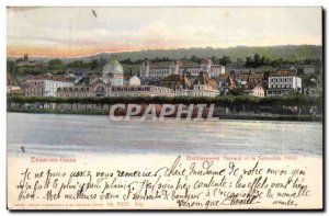 Evian les Bains - Thermal Establishment and Hotel Splendide - Old Postcard