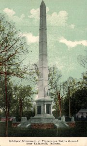 Indiana Lafayette Soldiers Monument At Tippecanooe Battle Ground