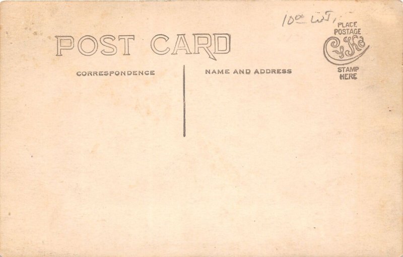 J44/ Interesting RPPC Postcard c1910 Early Automonbile Nora Pennant 369