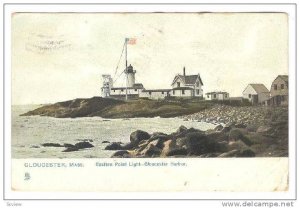 Eastern Point Light,Gloucester Harbor,Gloucester, Massachusetts,PU-1907