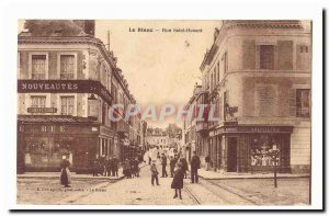 The White Old Postcard Rue Saint Honore (animated) (headwear)