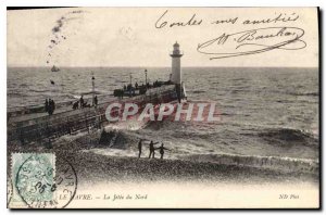 Old Postcard Le Havre la Jetee North