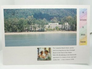 Casuarina Beach Hotel Batu FerringhiPenang Malaysia Vintage Postcard 1982