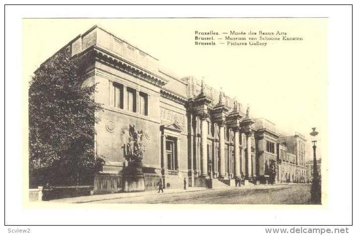 Brussels , Belgium, 1910-30s Museum van Schoone Kunstein