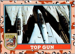 Military 1991 Topps Dessert Storm Card Top Gun sk21363