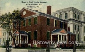 Home Of Chief Justice Marshall - Richmond, Virginia