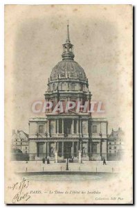 Old Postcard Paris Hotel The Dome of Invalids