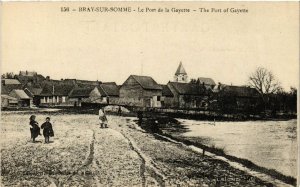 CPA BRAY-sur-SOMME - Le Port de la Gayette - The Port of Gayette (515268)