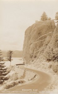 Oregon Columbia River Highway Bishop's Cap Real Photo