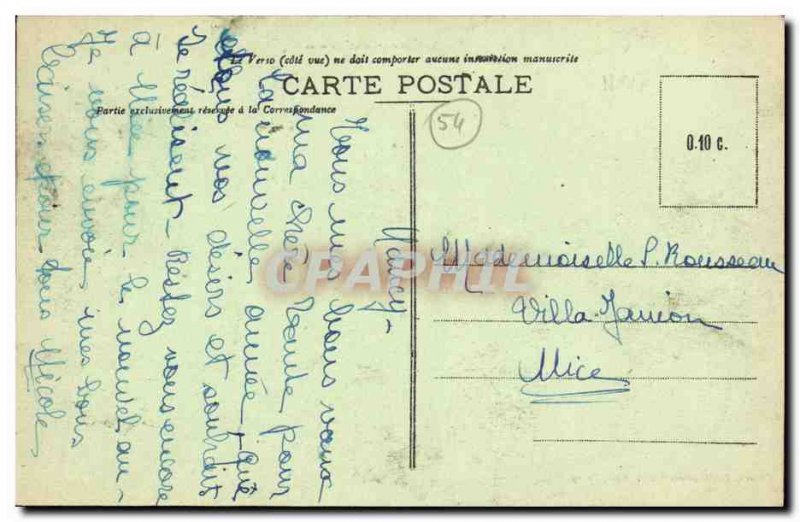 Old Postcard Nancy Porte Saint Nicolas