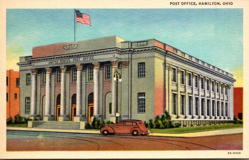 Ohio Hamilton Post Office Curteich