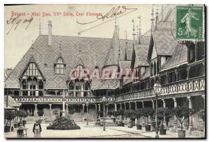 Old Postcard Beaune Hotel Dieu