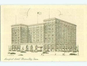 1940's HARTFORD HOTEL Mason City Iowa IA HQ5636