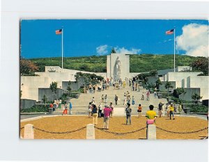 Postcard The National Memorial Cemetery of the Pacific Hawaii USA