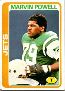 1978 Topps Football Card Marvin Powell New York Jets sk7293