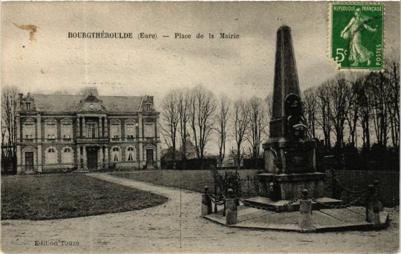 CPA BOURGTHEROULDE - Place de la Mairie (478105)