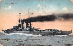 USS Florida Military Battleship 1915 