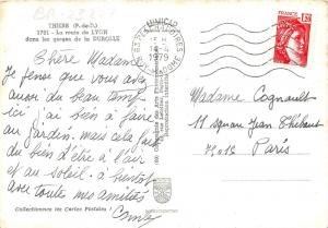 BR23227 La route de Lyon Thiers  france