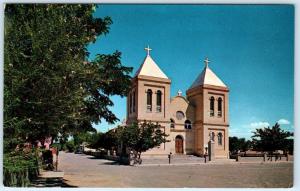 MESILLA, New Mexico  NM   ST. ALBINO CATHOLIC CHURCH  ca 1950s   Postcard