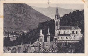 France Lourdes La Basilique et le Pic du Jer 1937