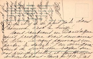 Animals Anthropomorphic Monkey Having Romantic Dinner Wine postcard B920