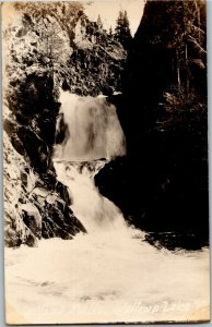 RPPC Wallowa Falls, Wallowa Lake OR Vintage Postcard W14