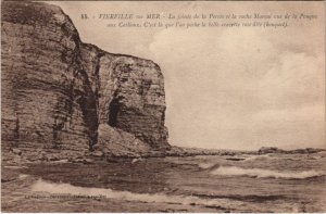 CPA VIERVILLE-sur-MER La Jointe de la Percee et la RocheMarcai (1250294)