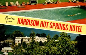 Canada British Columbia Harrison Greetings From Harrison Hot Springs Hotel