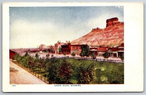 Green River~Embossed~Bakery~Drugs~Grocery & Hardware~Meat Market~Rock Formation