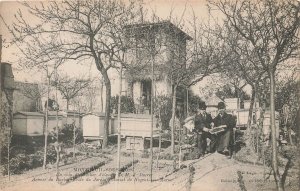 Montreuil-sous-Bois Bee Farm Apiary Postcard L. Delpy Paris Early 1900s