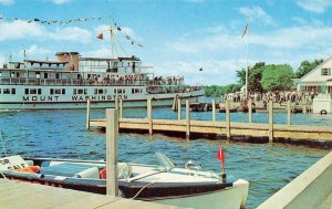 Wolfeboro NH The M. V. Mount Washington at Dockside Postcard