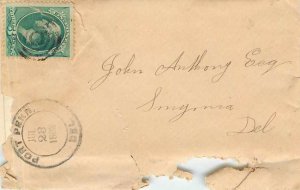 Letter Covers USA 3c Port Penn