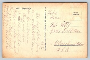 RPPC 1926  Bled  Yugoslavia   Postcard