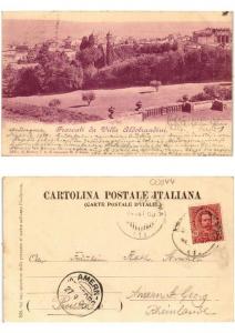 CPA FRASCATI da Villa Aldobrandini ITALY (545339)