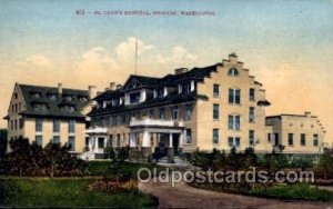 St. Luke's Hospital, Spokane, Washington, USA Medical Hospital Unused light i...