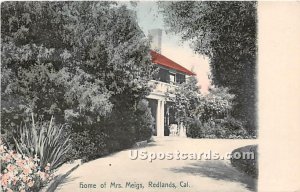Home of Mrs. Meigs - Redlands, CA