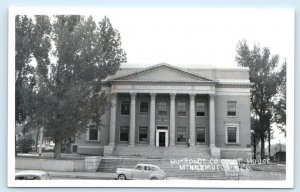 RPPC WINNEMUCCA, Nevada NV ~ Humboldt County COURT HOUSE c1950s Postcard
