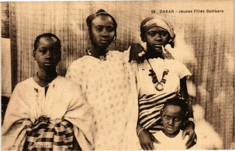 CPA AK Senegal-Dakar-Jeunes Filles Bambara (235341)