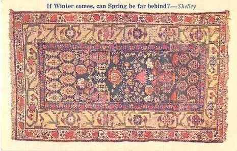 Linen of Antique Kuba Rug Depicting the Classical Story of D