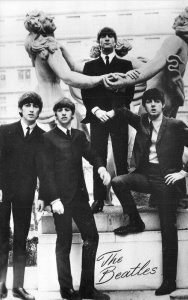 Rock Music Group The Beatles 1960s RPPC Photo Postcard 22-1076