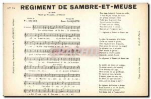 Old Postcard Regiment of Sambre et Meuse Cezano Rozier Planquette