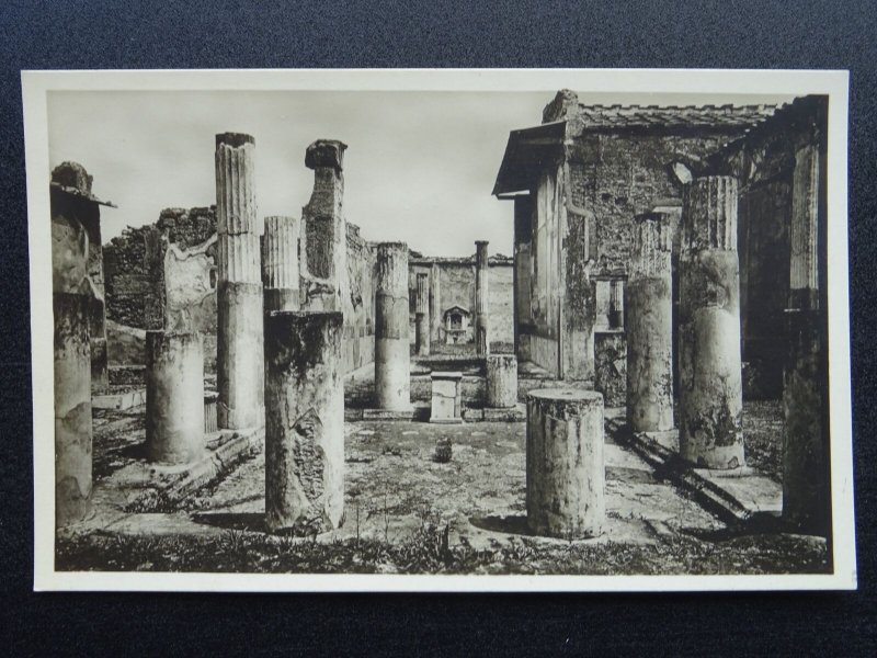Italy POMPEI Casa di Castore e Polluce c1940s RP Postcard