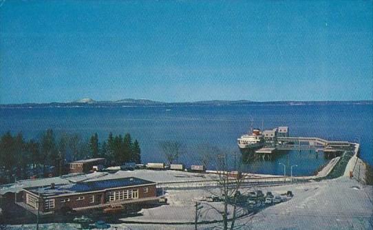 Terminal Of The Yarmouth Bar Harbor Ferry At Bar Harbor Maine