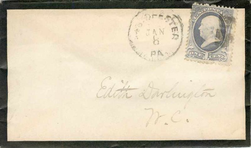 Letter Covers USA 1c for NC