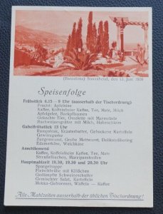 Germany, M.S. Monte Rosa (Later EMPIRE WINDRUSH) Days Menu card 13/06/1936