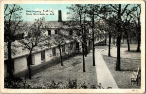 Hemingway Building, State Sanatorium AR Vintage Postcard F15