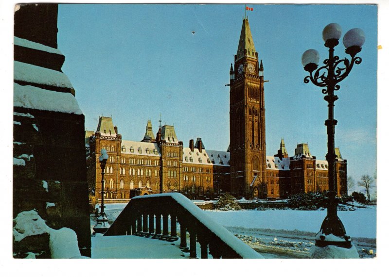 Parliament Buildings, Ottawa, Ontario, Winter Snow