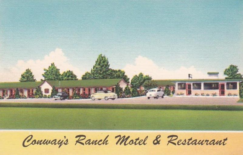 North Carolina Williamston Conway's Ranch Motel & Restaurant