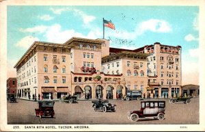 Arizona Tucson The Santa Rita Hotel 1929 Curteich