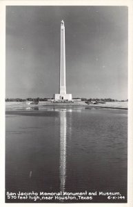 RPPC, 1954,Real Photo, San Jacinto, Memorial and Museum, Houston,TX Old Postcard